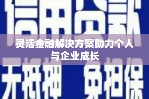 凤城灵活金融解决方案助力个人与企业成长