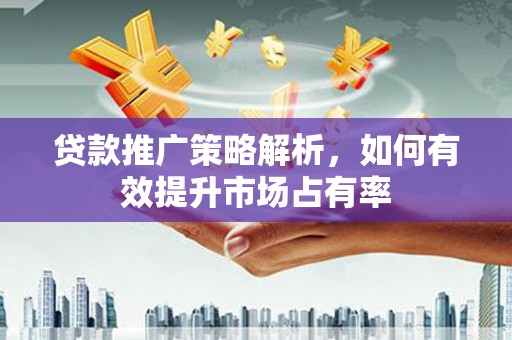 凤城贷款推广策略解析，如何有效提升市场占有率