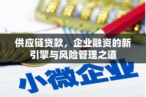 凤城供应链贷款，企业融资的新引擎与风险管理之道