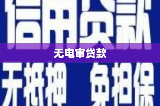 凤城无电审贷款