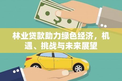 凤城林业贷款助力绿色经济，机遇、挑战与未来展望