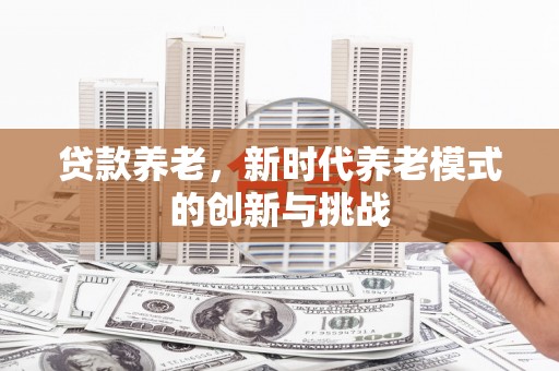 凤城贷款养老，新时代养老模式的创新与挑战
