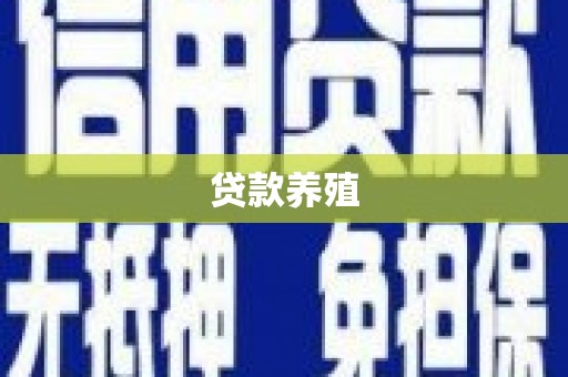 凤城贷款养殖