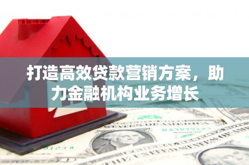 凤城打造高效贷款营销方案，助力金融机构业务增长