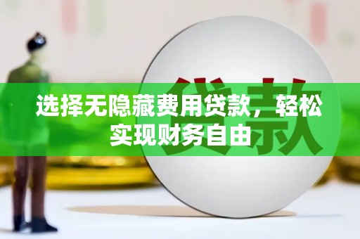 凤城选择无隐藏费用贷款，轻松实现财务自由