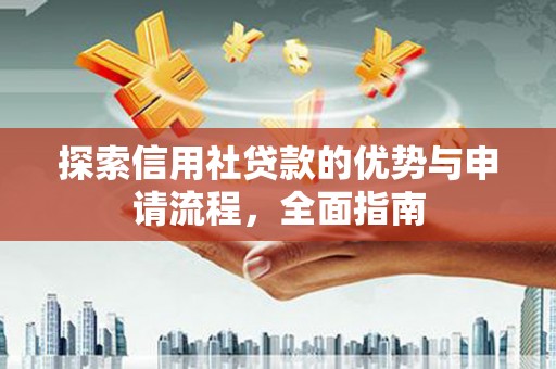 凤城探索信用社贷款的优势与申请流程，全面指南