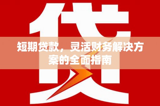 凤城短期贷款，灵活财务解决方案的全面指南