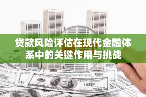 凤城贷款风险评估在现代金融体系中的关键作用与挑战