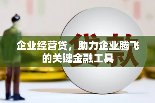凤城企业经营贷，助力企业腾飞的关键金融工具
