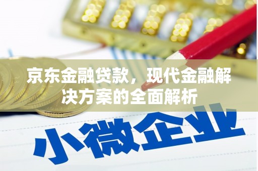 凤城京东金融贷款，现代金融解决方案的全面解析