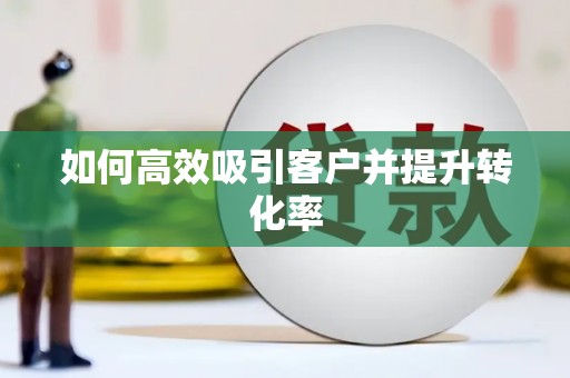 凤城如何高效吸引客户并提升转化率