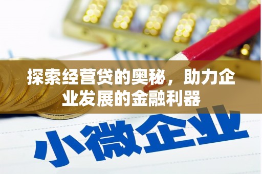 凤城探索经营贷的奥秘，助力企业发展的金融利器