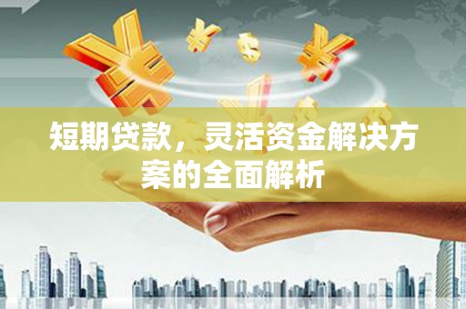 凤城短期贷款，灵活资金解决方案的全面解析