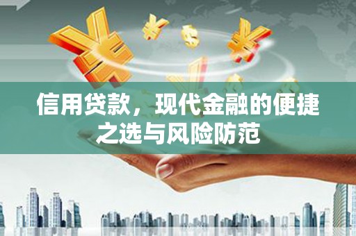 凤城信用贷款，现代金融的便捷之选与风险防范