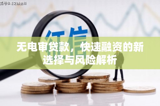 凤城无电审贷款，快速融资的新选择与风险解析