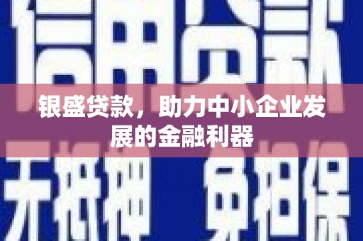 凤城银盛贷款，助力中小企业发展的金融利器