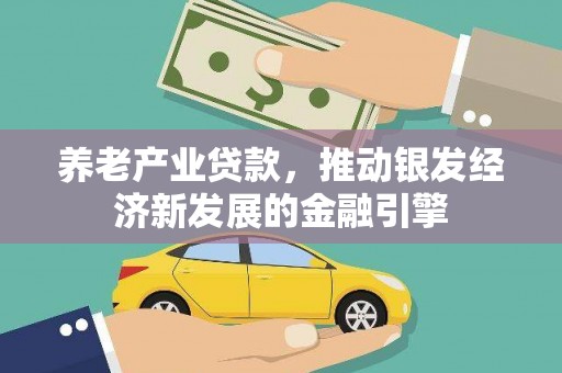 凤城养老产业贷款，推动银发经济新发展的金融引擎
