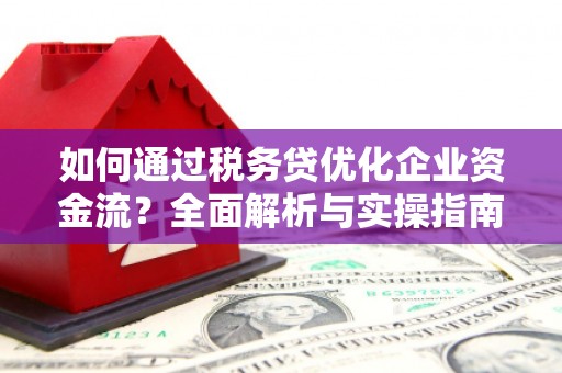 凤城如何通过税务贷优化企业资金流？全面解析与实操指南