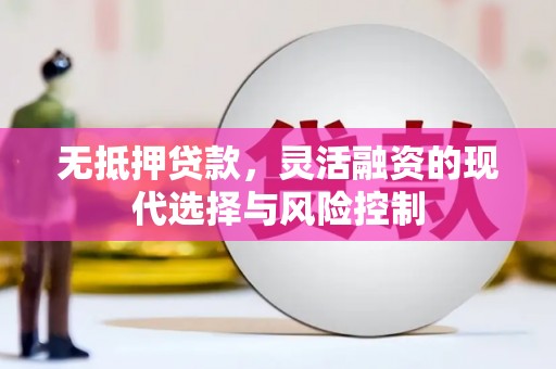 凤城无抵押贷款，灵活融资的现代选择与风险控制