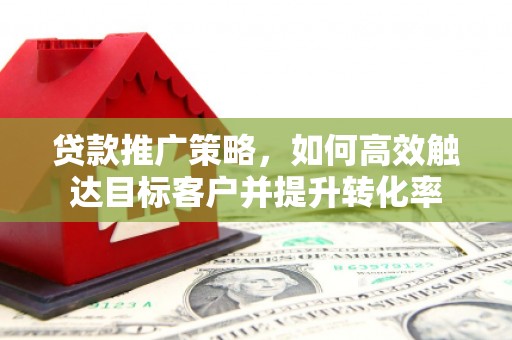 凤城贷款推广策略，如何高效触达目标客户并提升转化率