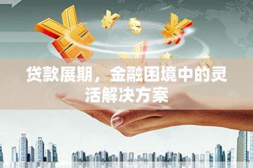 凤城贷款展期，金融困境中的灵活解决方案