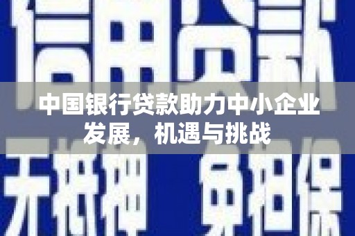 凤城中国银行贷款助力中小企业发展，机遇与挑战