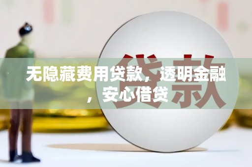 凤城无隐藏费用贷款，透明金融，安心借贷