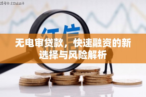 凤城无电审贷款，快速融资的新选择与风险解析