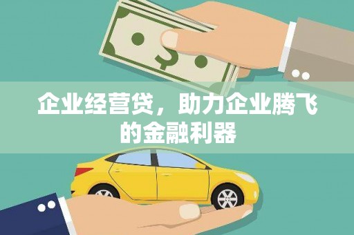 凤城企业经营贷，助力企业腾飞的金融利器