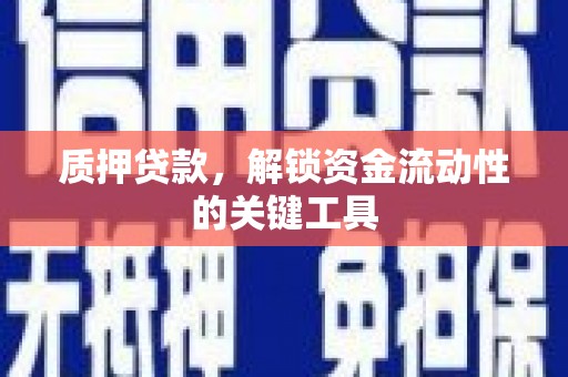 凤城质押贷款，解锁资金流动性的关键工具