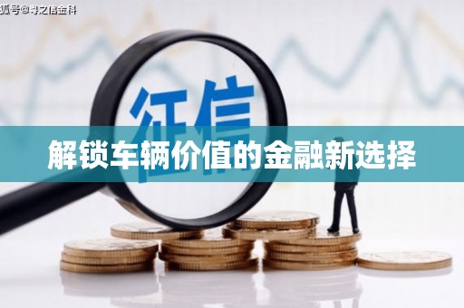 凤城解锁车辆价值的金融新选择