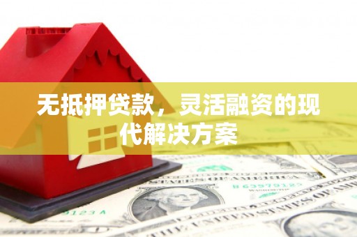 凤城无抵押贷款，灵活融资的现代解决方案