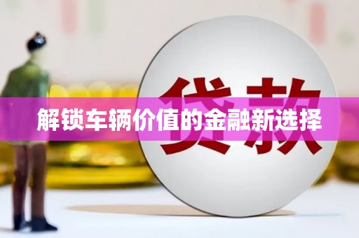 凤城解锁车辆价值的金融新选择