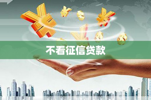 凤城不看征信贷款
