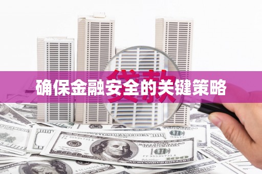 凤城确保金融安全的关键策略